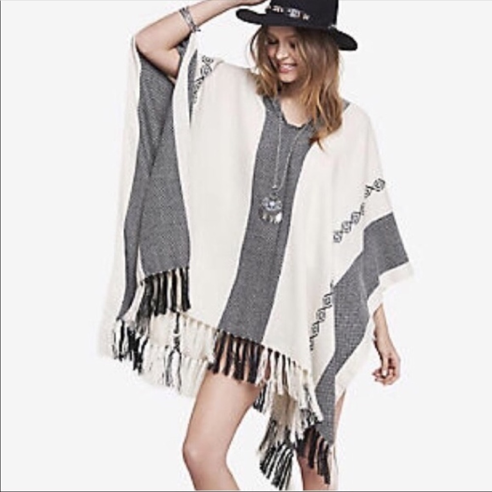 NWT Express Boho Poncho